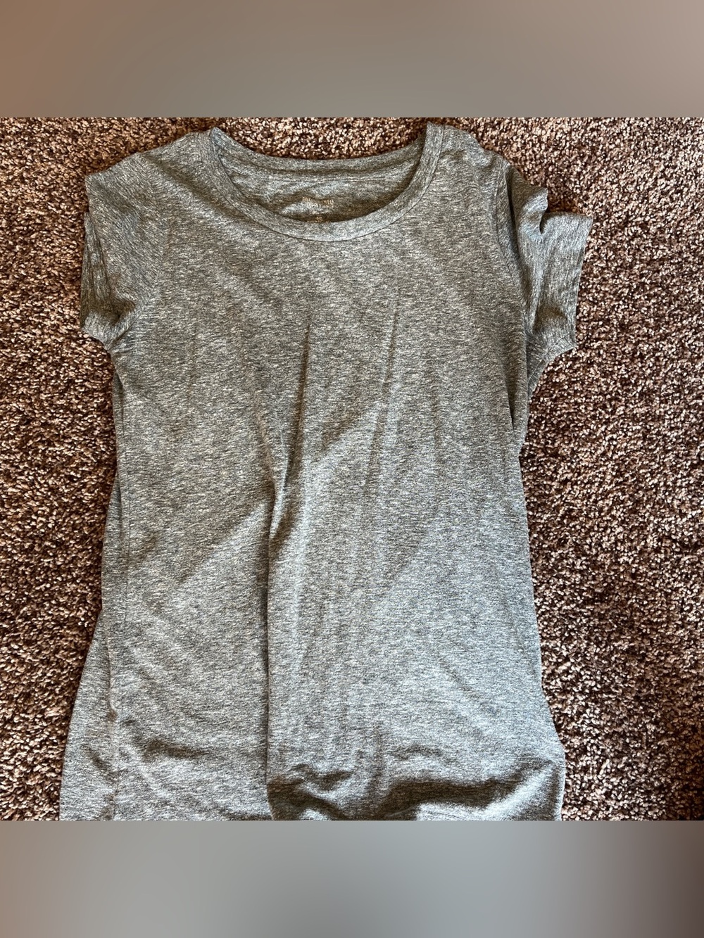 Mossimo Women's Crew Neck Tee in Heather Gray